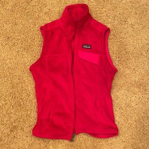 Hot pink Patagonia vest